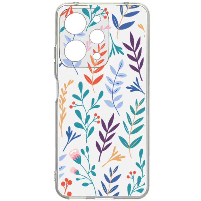 کاور طرح Tiny Leaves مناسب برای گوشی موبایل شیائومی Redmi12  