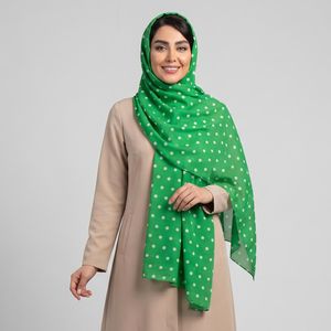 شال زنانه مدل نخی تابستانه خنک جدید خالخالی کد a-2445