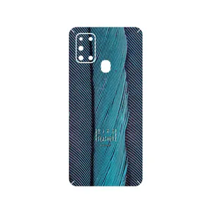 MAHOOT Turquoise feathers Cover Sticker for Samsung Galaxy A21s