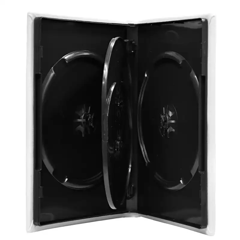 قاب سی دی و دی وی دی 4 عددی مدل چرمی