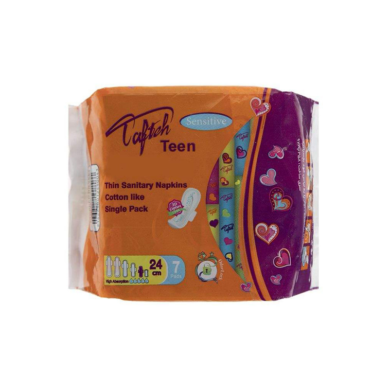 نوار بهداشتی تافته مدل Teen مجموعه 6 عددی