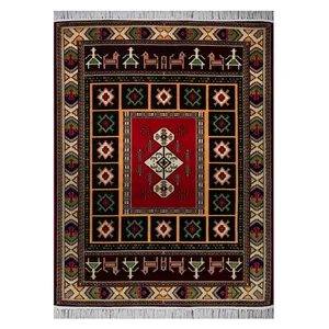 گبه ماشینی کاشان ابریشم کد 2012