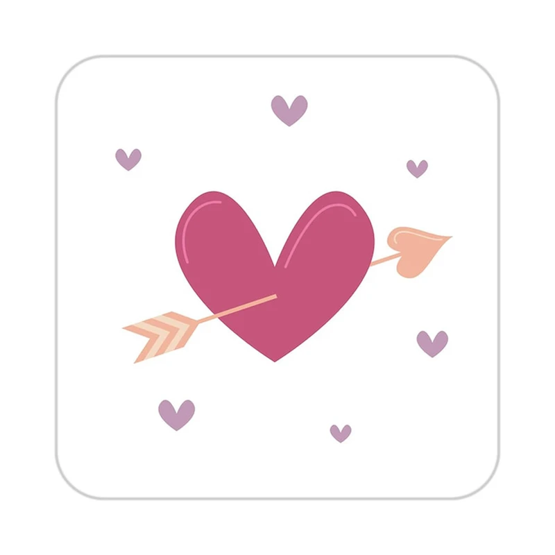 زیر لیوانی کاکتی طرح عاشقانه مدل mp37031