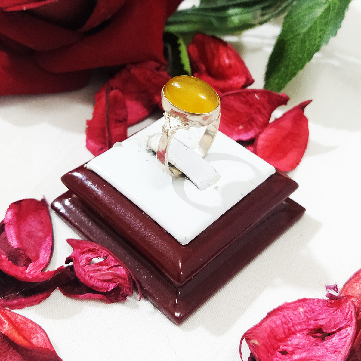 انگشتر نقره زنانه سلین کالا مدل شرف الشمس ce-As107