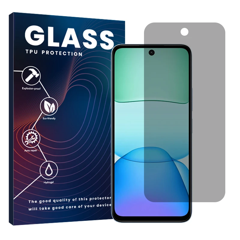 محافظ صفحه نمایش حریم شخصی گلس مدل Resistant مناسب برای گوشی موبایل شیائومی Redmi 15 4G