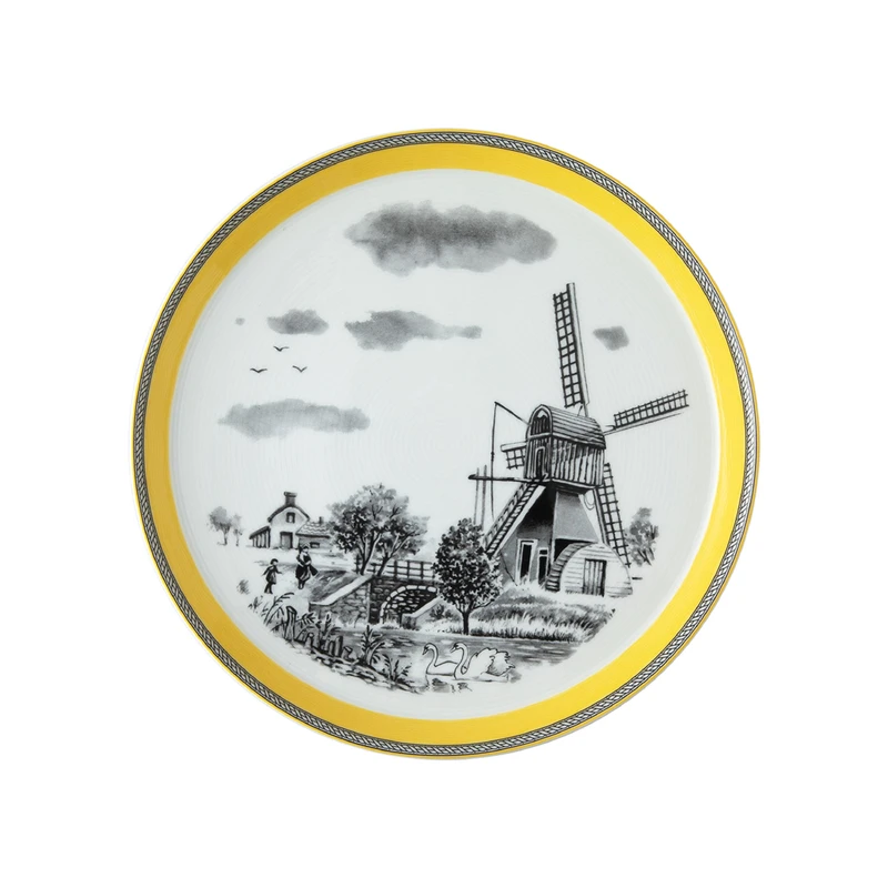 بشقاب غذاخوری زی مدل فرم اس 24 ویلیج درجه عالی بسته شش عددی	