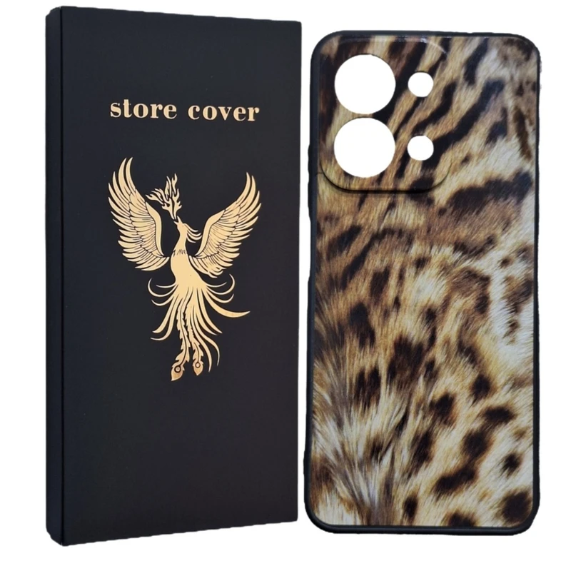 کاور استور کاور طرح پلنگی مدل 15C مناسب برای گوشی موبایل شیائومی Redmi 15C / Poco C85