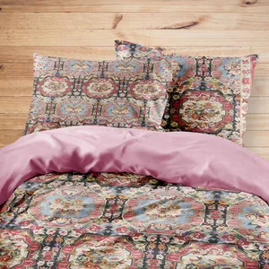 سرویس روتختی مدوپد طرح فرش فردانبه خشتی مدل C-bakhtiary23 یک نفره 4 تکه