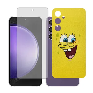 Glass Together model Matte Screen Protector Suitable for Samsung Galaxy S23 FE Mobile Phone with Back cover sticker