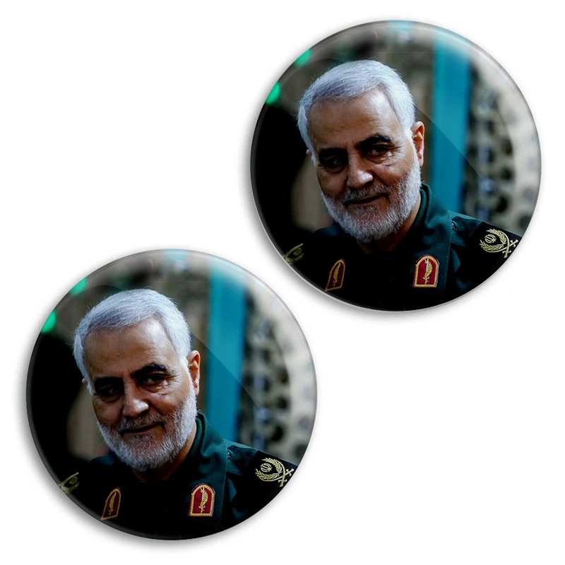 مگنت پرمانه طرح حاج قاسم سلیمانی کد pmag2.26969 مجموعه 2 عددی