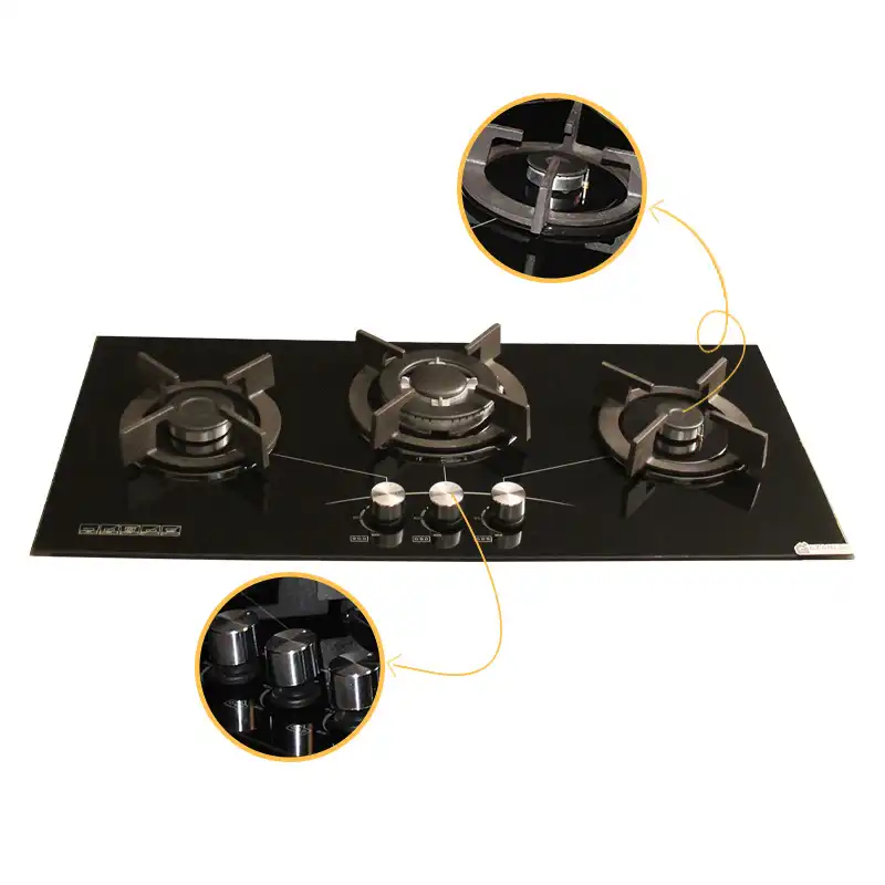 اجاق گاز صفحه ای آذرلوکس مدل G03NL - 11B