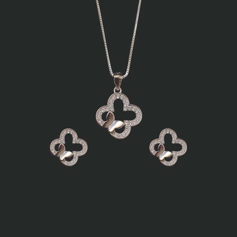 نیم ست نقره زنانه مدل A360