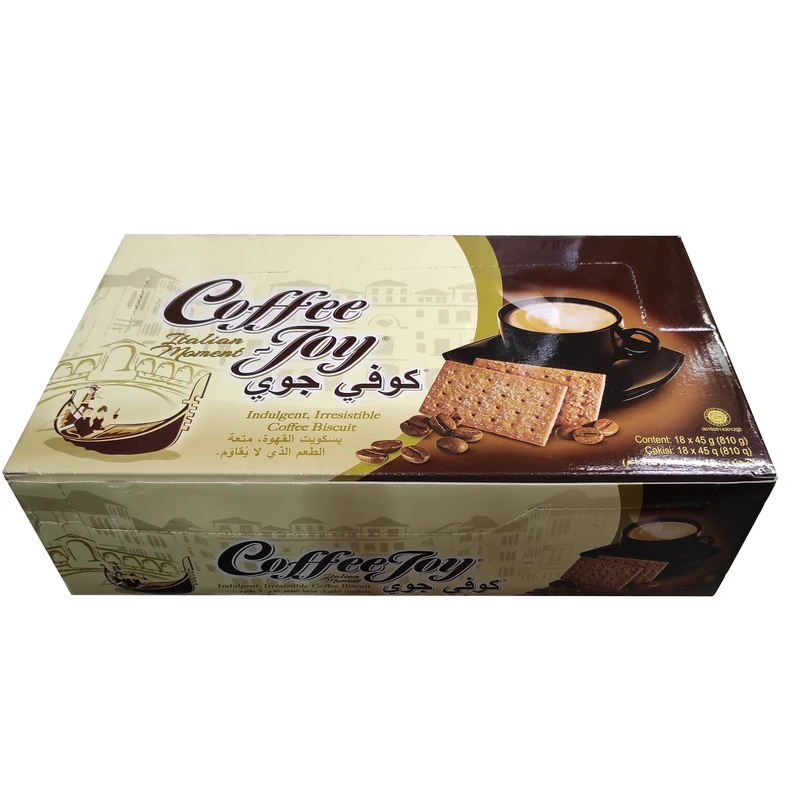 بیسکویت با طعم قهوه کوفی جوی - 45 گرم بسته 18 عددی