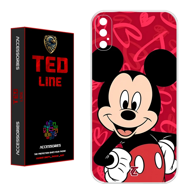 کاور تدلاین طرح میکی موس کد 1148 مناسب برای گوشی موبایل اپل Iphone X / XS