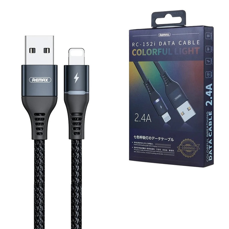 قیمت و خرید کابل تبدیل USB به لایتنینگ ریمکس مدل Rc-152i طول 1 متر