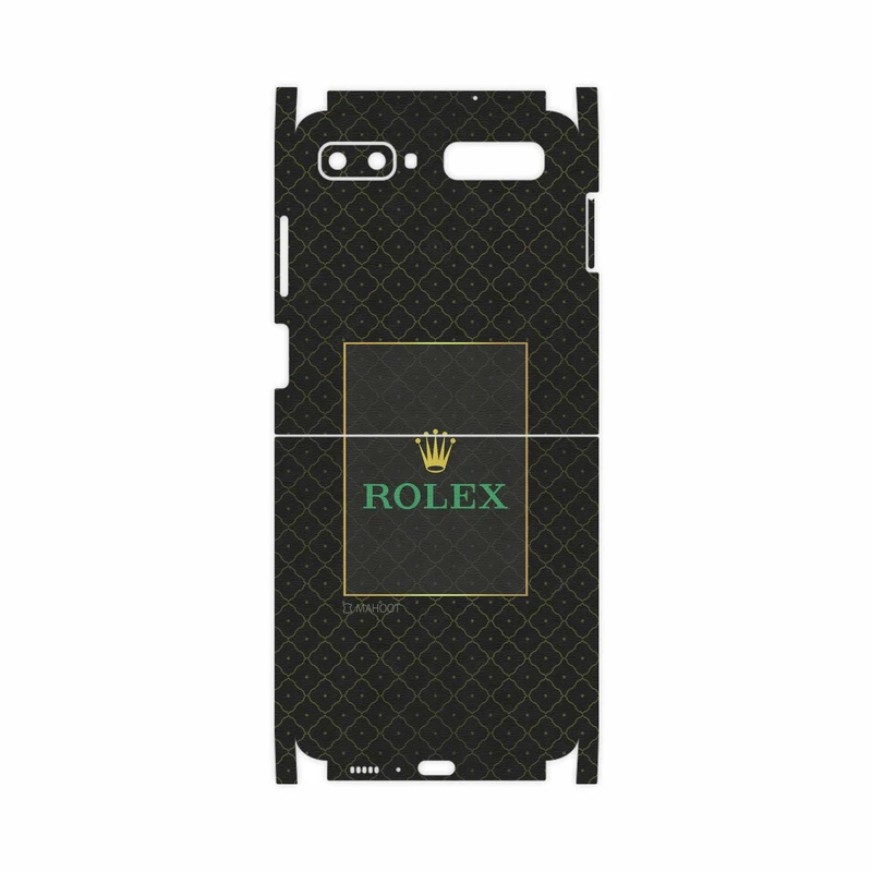 برچسب پوششی ماهوت مدل Rolex-Logo-FullSkin مناسب برای گوشی موبایل سامسونگ Galaxy Z Flip