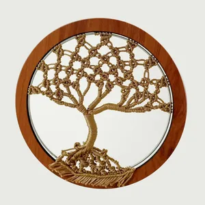 دیوارکوب بافتنی طرح درخت زندگی