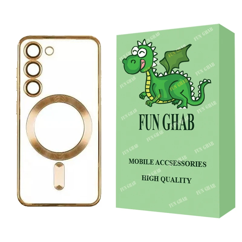 کاور فان قاب مدل مگ سیف طرح LUX مناسب برای گوشی موبایل سامسونگ Galaxy S24 FE