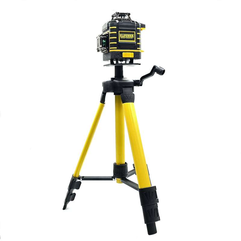 تراز لیزری شارژی نیوپاور مدل پایه دار کد 4X360