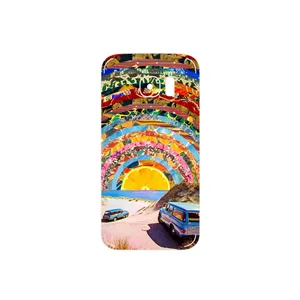 MAHOOT Collage of Orange Sky Cover Sticker for Samsung Galaxy S7