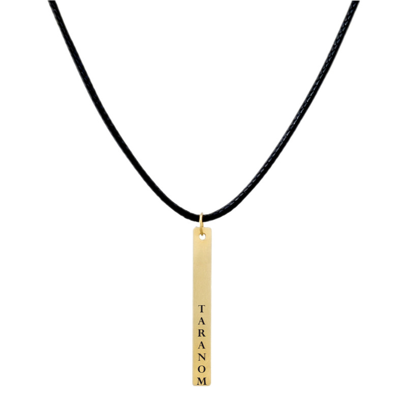 گردنبند طلا 18 عیار زنانه لیردا مدل اسم ترنم  9011