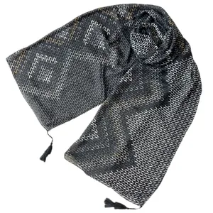 شال زنانه مدل نخی پاییزه طرح بافت