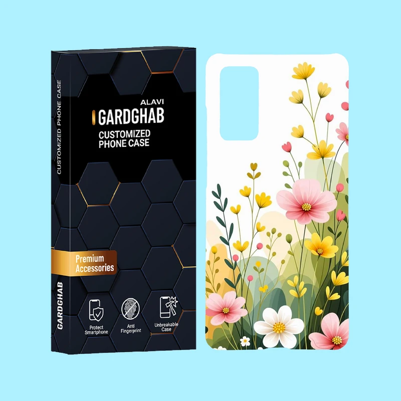 کاور گارد قاب علوی مدل گل مناسب برای گوشی موبایل سامسونگ Galaxy S20 FE