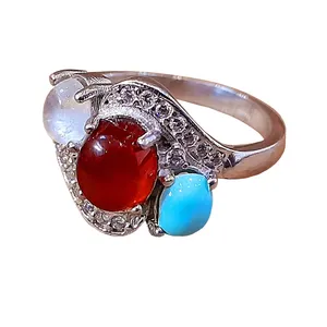 انگشتر نقره زنانه مدل Firuz2