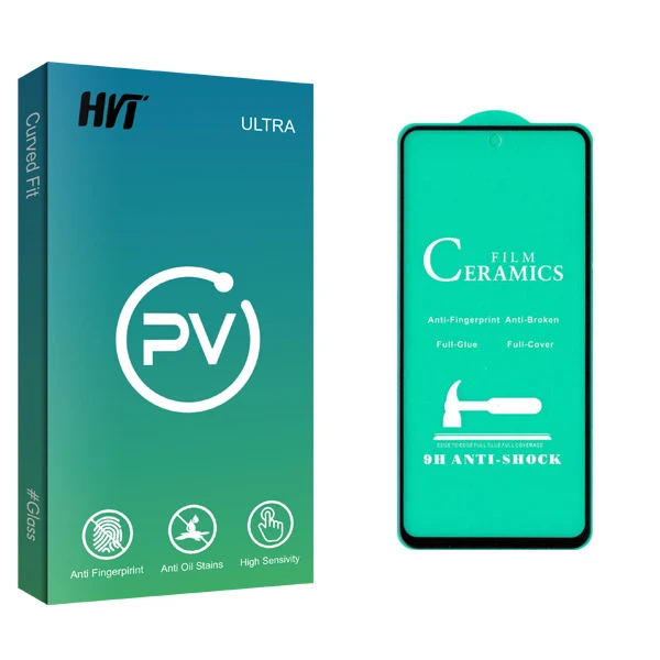 محافظ صفحه نمایش سرامیکی اچ وی تی مدل PV glass مناسب برای گوشی موبایل شیائومی Redmi Note 9 Pro / Note 9S