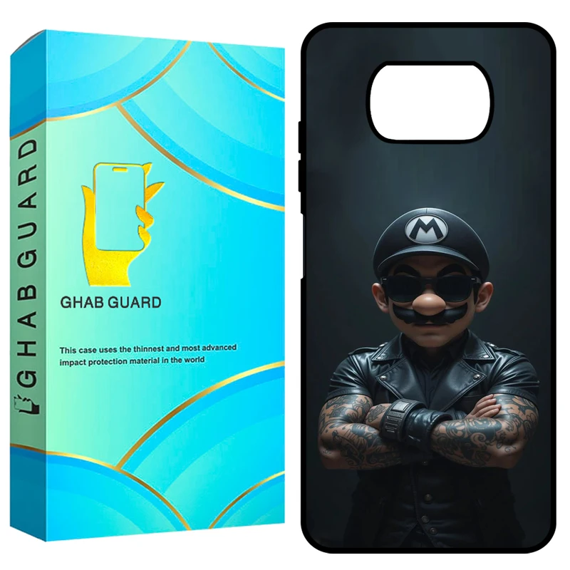 کاور قاب گارد طرح ماریو مدل GCHPX3 مناسب برای گوشی موبایل شیائومی Poco X3 / X3 NFC / X3 Pro