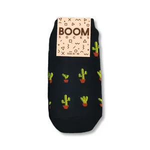 جوراب مدل فانتزی طرح کاکتوس