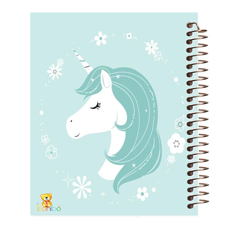 دفتر نقاشی 50 برگ بانیبو مدل اسب تک شاخ کد 577