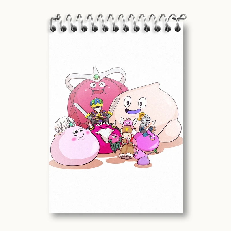 دفتر یادداشت 50 برگ خندالو مدل بازی دراگون کوئست (Dragon Quest) کد 35180