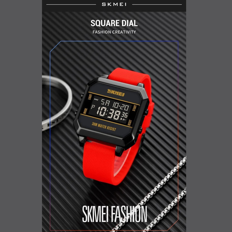 ساعت مچی دیجیتال اسکمی مدل 1848RD ساعت مچی دیجیتال اسکمی مدل 1848RD