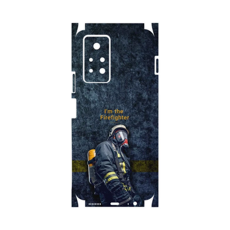 برچسب پوششی ماهوت مدل Firefighter-FullSkin مناسب برای گوشی موبایل اینفینیکس Note 11 Pro