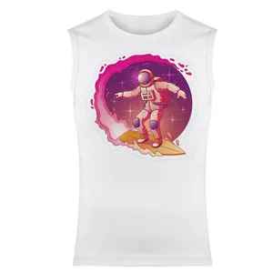 تاپ مردانه مدل فضانورد کد 87 رنگ سفید