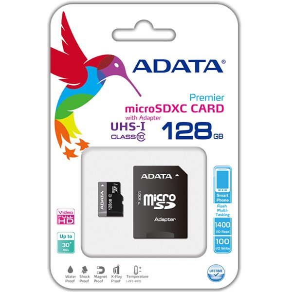 کارت حافظه ای دیتا مدل Premier Class 10 UHS-I U1 30MBs microSDXC With Adapter