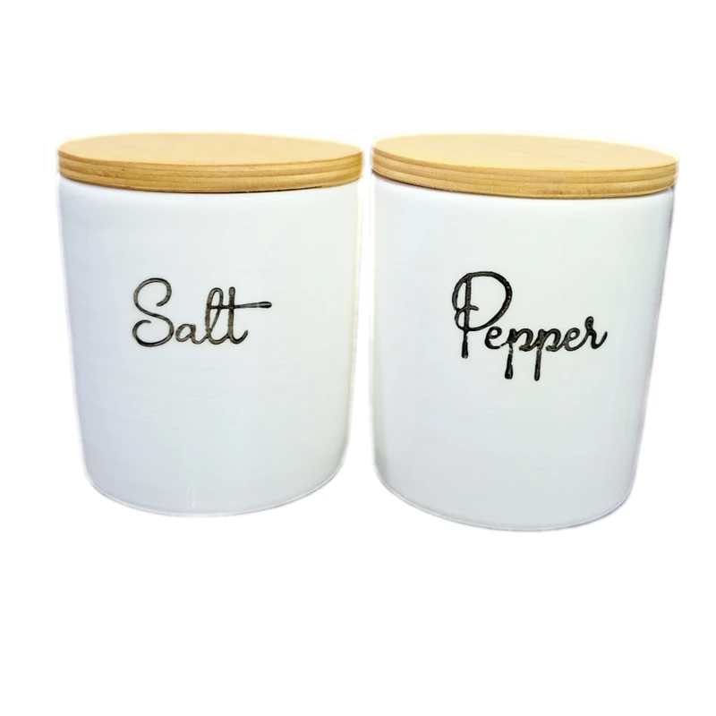 بانکه مدل نمک فلفل استوانه مجموعه 2 عددی