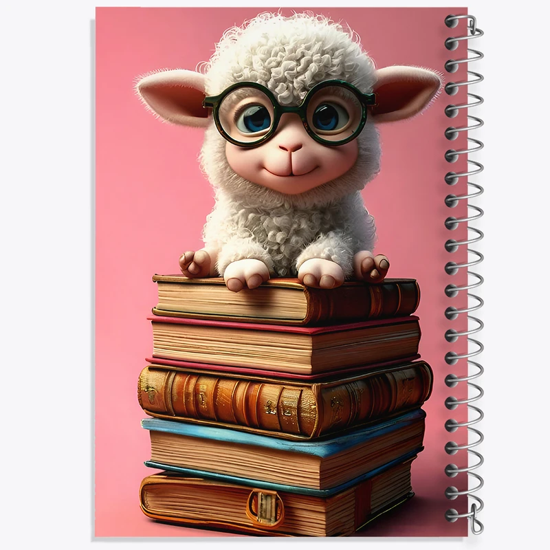 دفتر لیست خرید 50 برگ خندالو طرح گوسفند کیوت کد F8460