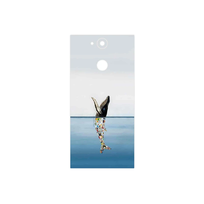 برچسب پوششی ماهوت مدل Collage of Sea Trash مناسب برای گوشی موبایل سونی Xperia XA2