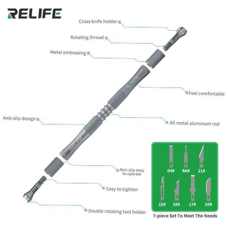 کاتر ریلایف مدل RL-101B New به همراه تیغه