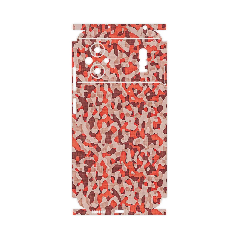 برچسب پوششی ماهوت مدل Red Infantry Army-FullSkin مناسب برای گوشی موبایل شیائومی Poco M5