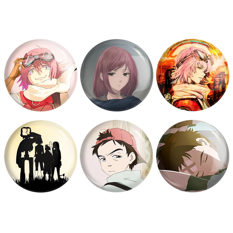 مگنت خندالو طرح انیمه فولی کولی Fooly Cooly کد 1465A مجموعه 6 عددی