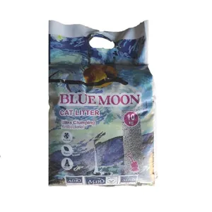 خاک بستر گربه بلو مون مدل گرانولی کربن CARBON ultra clumping وزن 10 کیلوگرم