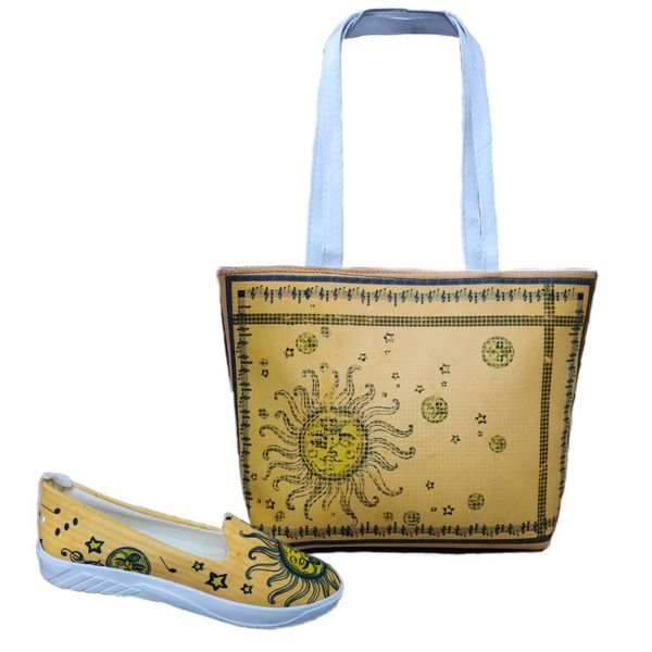 ست کیف و کفش زنانه مدل خورشید