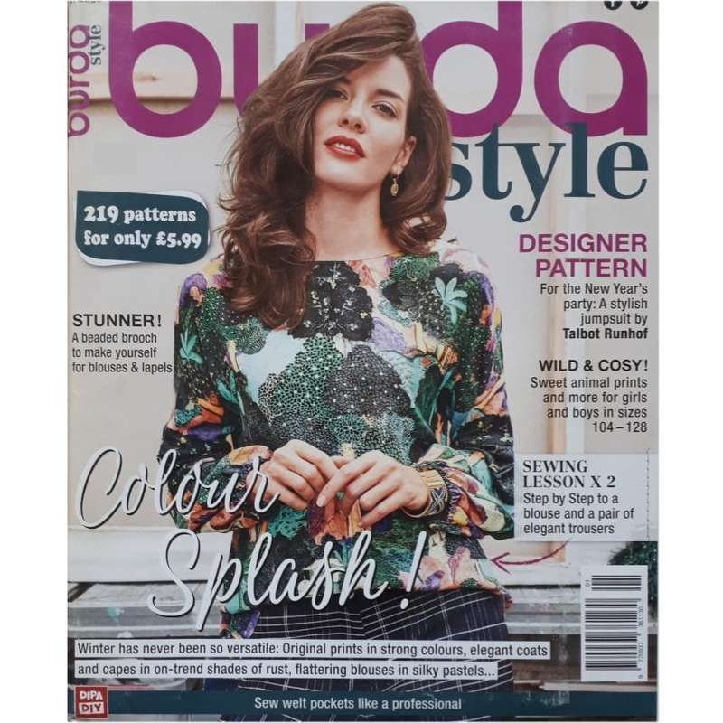 مجله burda style ژانويه 2020 همراه الگو 