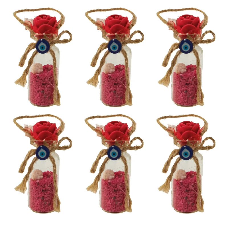 گیفت عروسی مدل شیشه عشق کد sh01 مجموعه 6 عددی