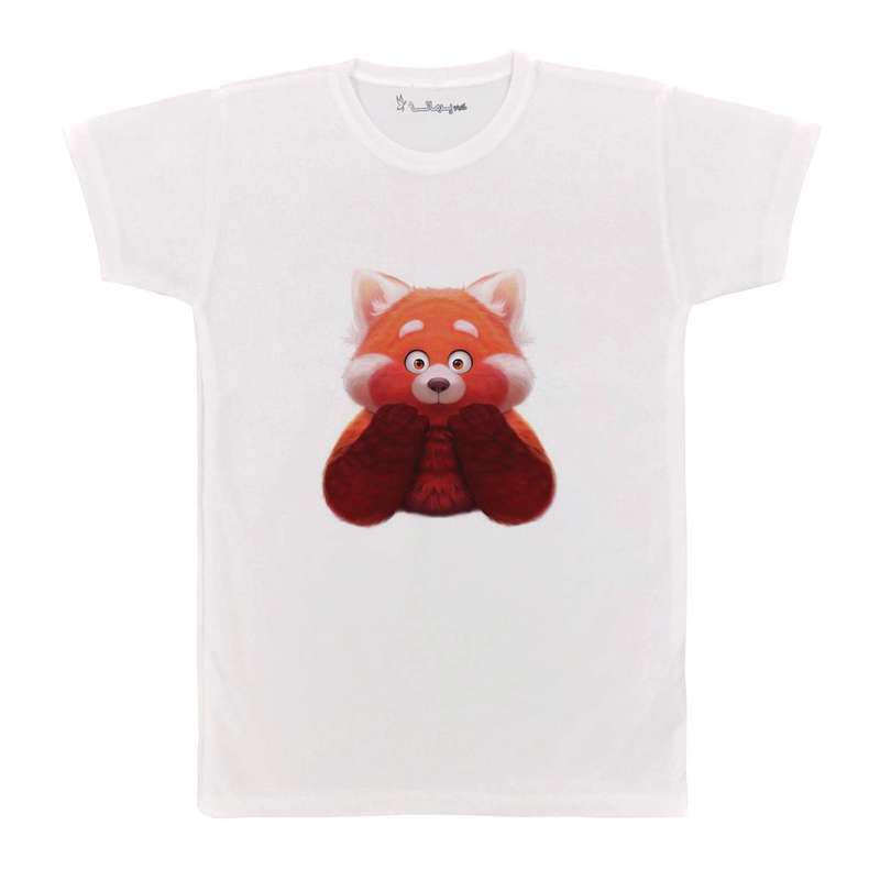 تی شرت بچگانه پرمانه طرح turning red کد pmt.1130