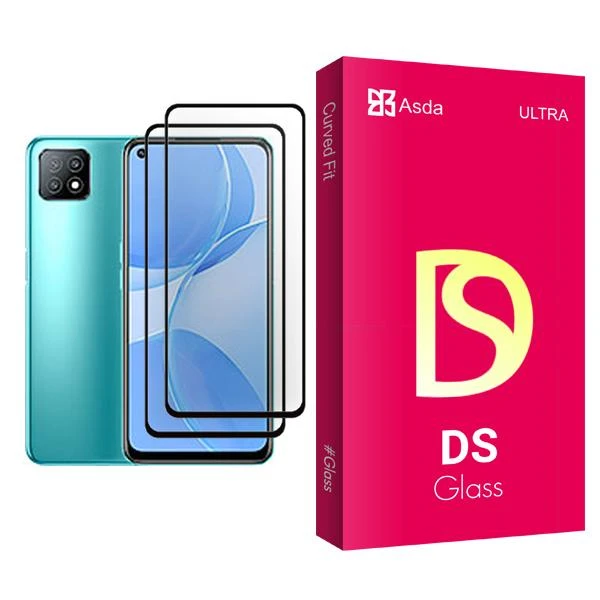 محافظ صفحه نمایش آسدا مدل DS Glass MIX002 مناسب برای گوشی موبایل اوپو A53 5G بسته دو عددی