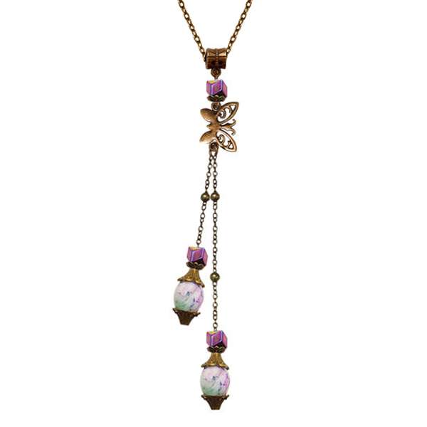 گردنبند زنانه مدل پروانه کد SHT02